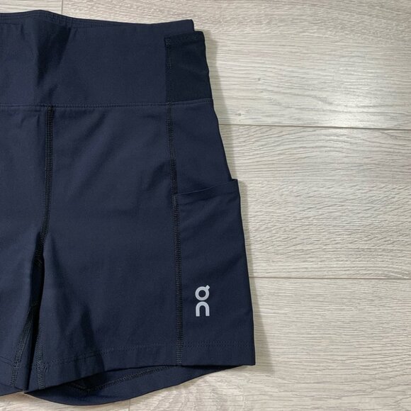On Running Sprinter Navy Running Training Shorts - Picture 7 of 13